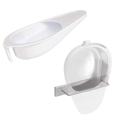 Cuña plastico y portacuñas