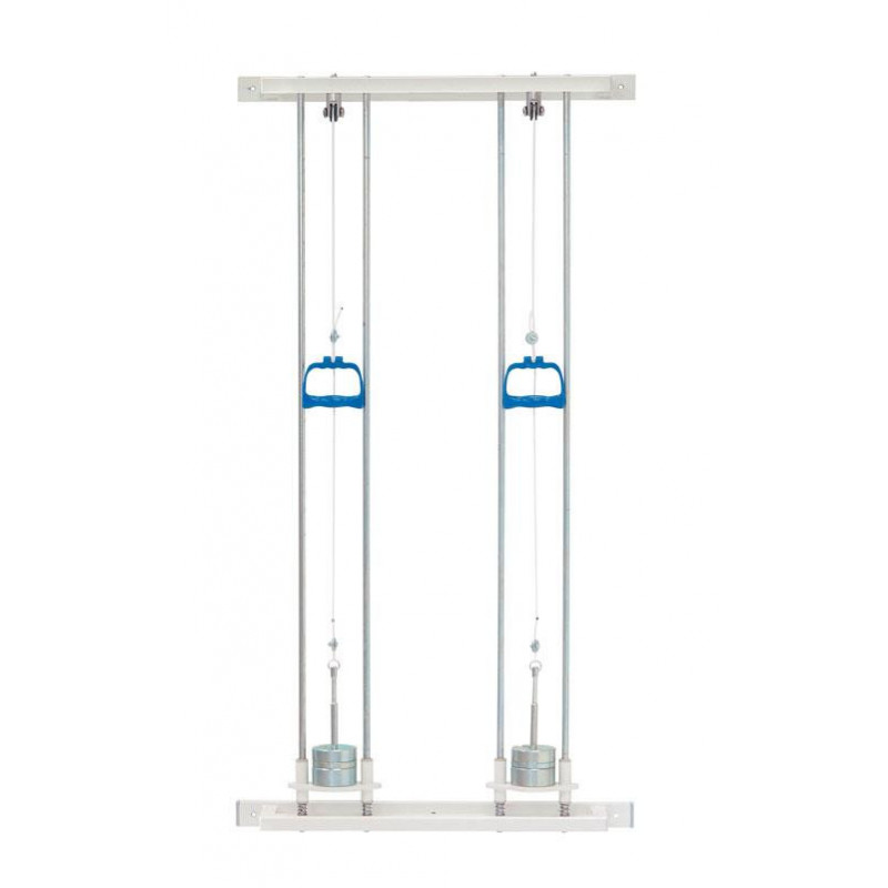 juego de poleas de pared